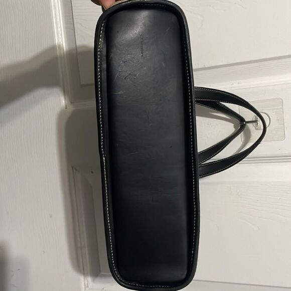 Coach Vintage Woven Turn Lock Straw Rattan Leather Small Shoulder Bag - Picture 6 of 10